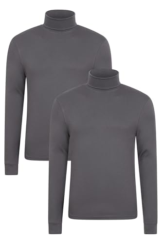 Mountain Warehouse Meribel Baumwoll-Herren-Baselayer Kohle Small von Mountain Warehouse