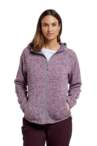 Mountain Warehouse Nevis Fleecejacke für Damen - Leichte, Warme Damen-Fleecejacke mit Reißverschluss und Taschen, atmungsaktives Winter Oberteil, kompakt - Für Outdoor Rosa 34 von Mountain Warehouse