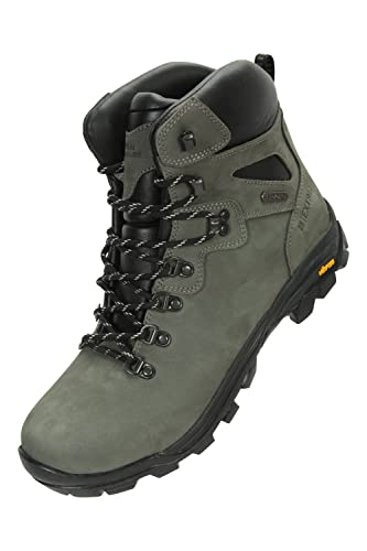 Mountain Warehouse Lattitude Extreme wasserdichte Vibram Damenstiefel - Langlebige Damen Wanderschuhe, gepolstertes Fußbett Camping Schuhe - am besten für Reisen, Trekking Grün 38 EU von Mountain Warehouse