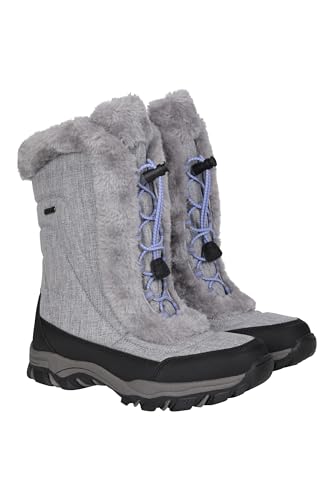 Mountain Warehouse Ohio Wasserdichte Kinder Schneestiefel Dunkel Grau Kinder-Schuhgröße 33 DE von Mountain Warehouse