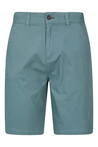 Mountain Warehouse Organic Woods Herren Chino Shorts - Leicht, atmungsaktiv, LSF 50, viele Taschen, Kurze Hose - Ideal für Strand, Wandern und Outdoor Minze 48W von Mountain Warehouse