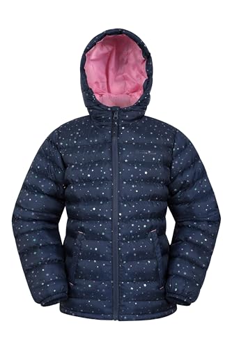 Mountain Warehouse Seasons Steppjacke für Kinder - Ultraleichte, warme, wasserdichte Steppjacke. Jungen & Mädchen Winterjacke mit Kapuze & Reißverschluss Star 11-12 Jahre von Mountain Warehouse