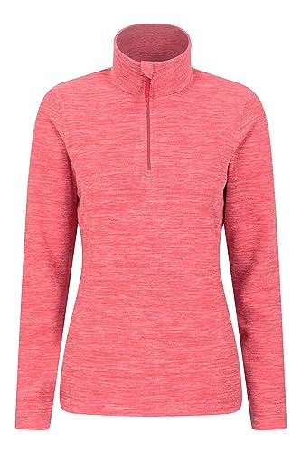 Mountain Warehouse Snowdon Melange Fleece-Pullover Damen - dünner, Warmer Winter-Pullover aus Fleece für Damen zum Laufen, Wandern, Joggen und für Sport und Outdoor Winetasting 38 von Mountain Warehouse