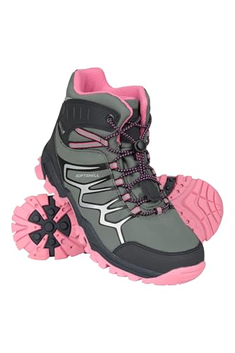 Mountain Warehouse Softshell Kinderstiefel Bequem Schwimmen Surfen Jungen Mädchen Dunkel Khaki Kinder-Schuhgröße 34 DE von Mountain Warehouse