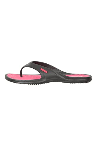 Mountain Warehouse Street Womens Flip Flops - Pantoffeln, leichte Damen-Sandalen, atmungsaktive Strand-Flip Flops mit EVA-Fußbett - Ideal für den Sommer auf Reisen leuchtendes Pink 37 EU von Mountain Warehouse