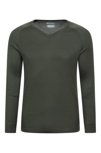 Mountain Warehouse Talus Herren Baselayer-Top mit V-Ausschnitt Khaki X-Large Mountain Warehouse Talus Herren Baselayer-Top mit V-Ausschnitt Khaki X-Large von Mountain Warehouse