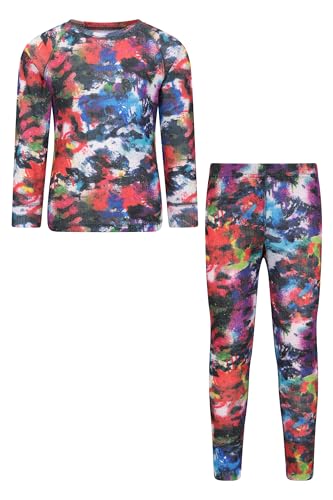 Mountain Warehouse Talus Kids Round Neck Base Layer Top Dunkel Rot Kinder 140 DE (9-10 Jahre) von Mountain Warehouse