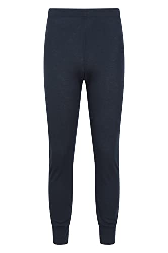 Mountain Warehouse Talus Thermohose als Baselayer für Herren - Herrenhose mit Wärmerückhaltung, leicht, schnelltrocknende Hose - Für Camping bei kaltem Wetter Winter Marineblau Large von Mountain Warehouse