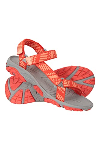 Mountain Warehouse Tide Sandalen für Kinder - Neoprenfutter, Laufsohle aus 100% Gummi, Flipflops mit Klettverschluss - Für Herbst Winterspaziergänge Orange 36 von Mountain Warehouse