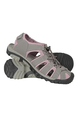 Mountain Warehouse Trek Sandalen für Damen - Shandalen mit Neoprenfutter, Strandschuhe, Flipflops mit EVA-Zwischensohle, verstellbar - Für Spaziergänge, Strand Rosa 41 EU von Mountain Warehouse