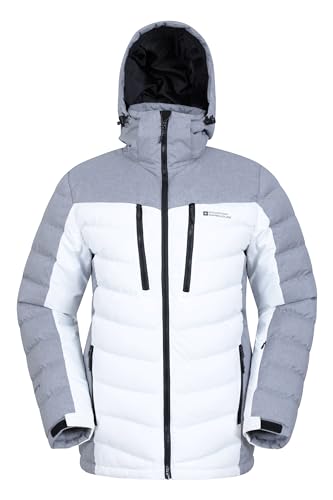 Mountain Warehouse Vulcan III Herren Skijacke Weiss Small von Mountain Warehouse
