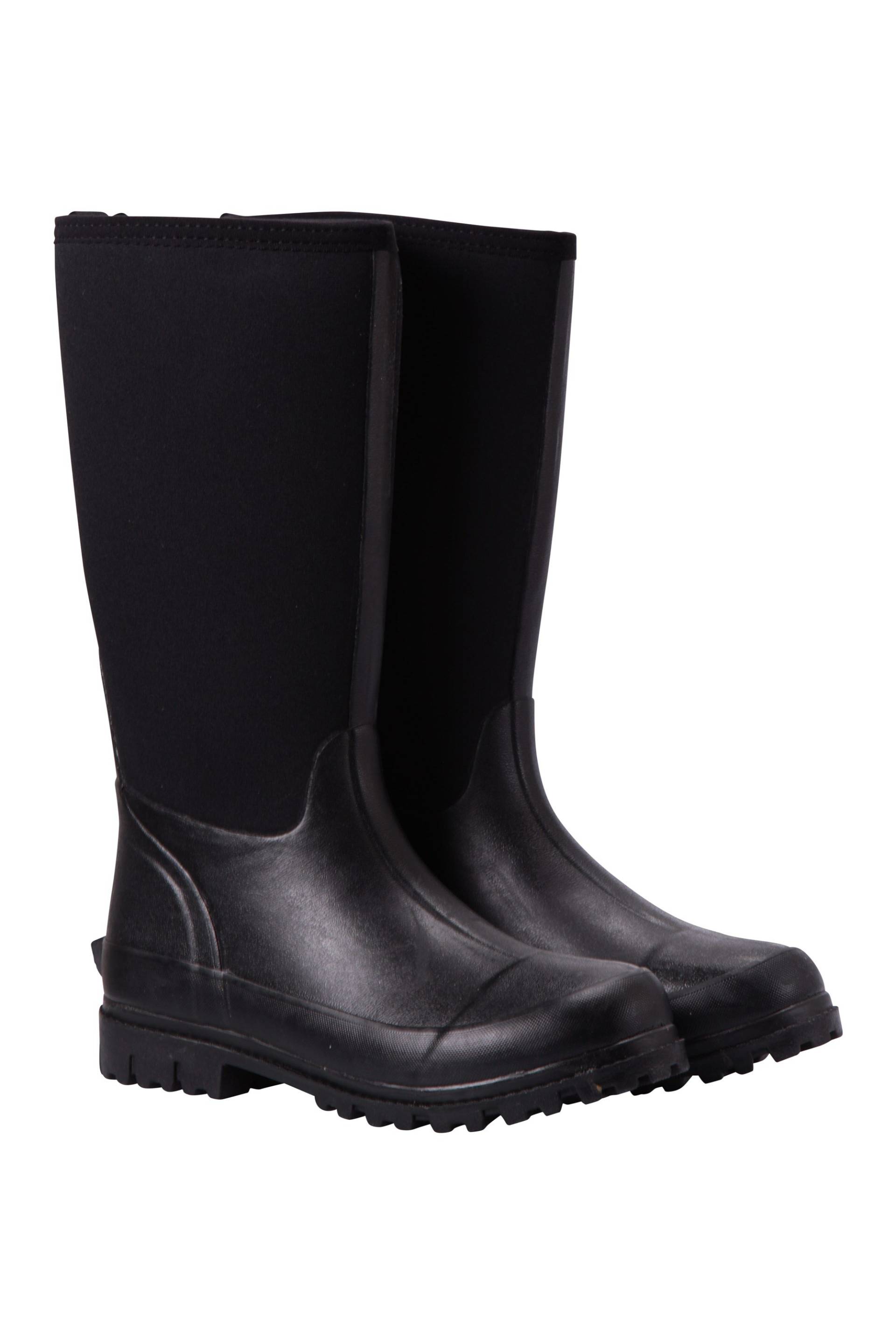 Mucker Damen Lange Neopren-Stiefel - Schwarz von Mountain Warehouse