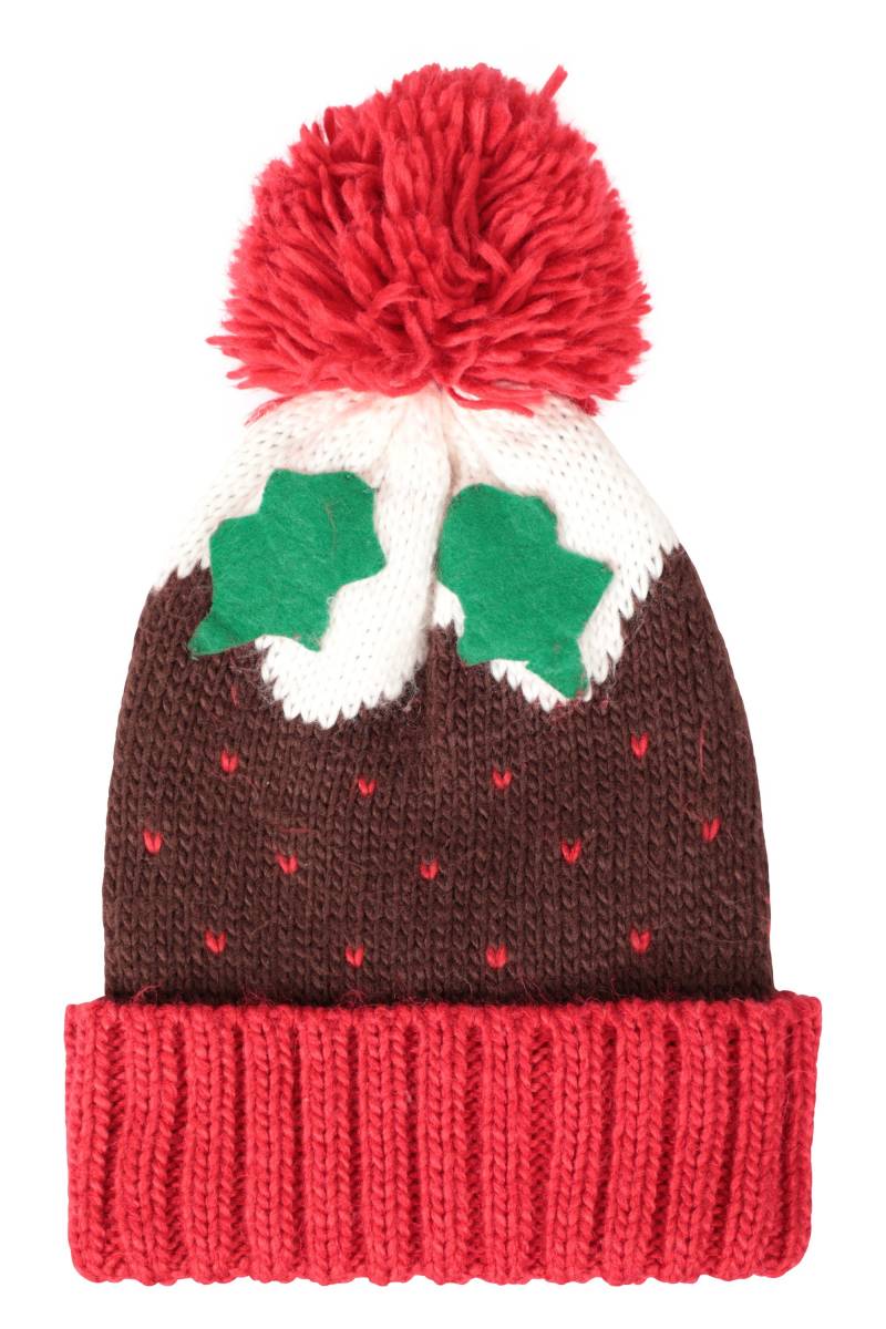Mütze mit Weihnachtsmotiv - Rot von Mountain Warehouse