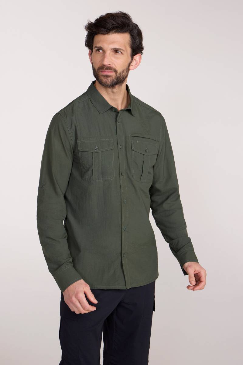 Navigator Anti-Mückenhemd für Herren - Khaki von Mountain Warehouse