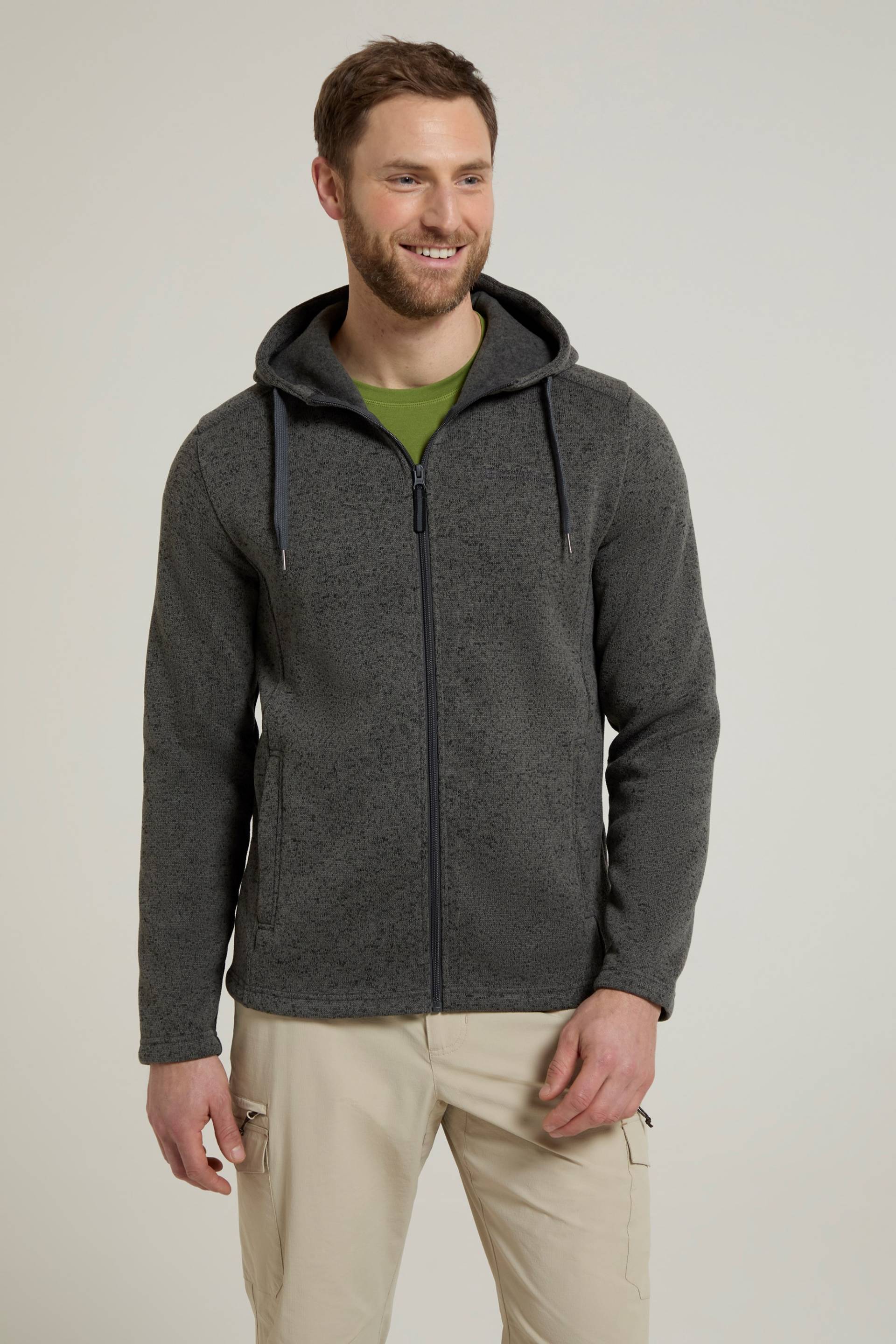 Neece Herren Fleece-Kapuzenpullover - Schwarz Neece Herren Fleece-Kapuzenpullover - Schwarz von Mountain Warehouse