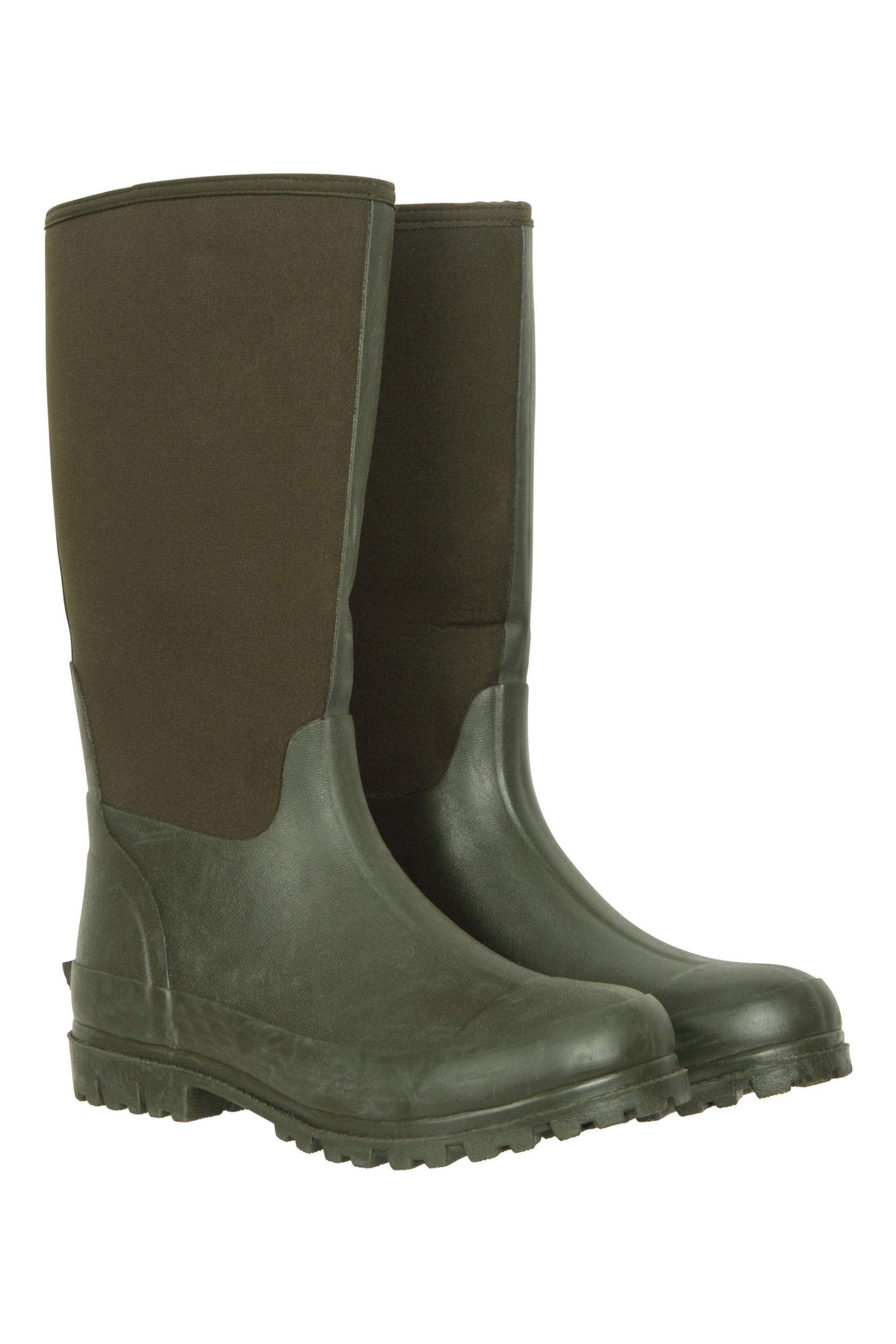 Neopren Mucker Herren-Schaftstiefel - Khaki von Mountain Warehouse