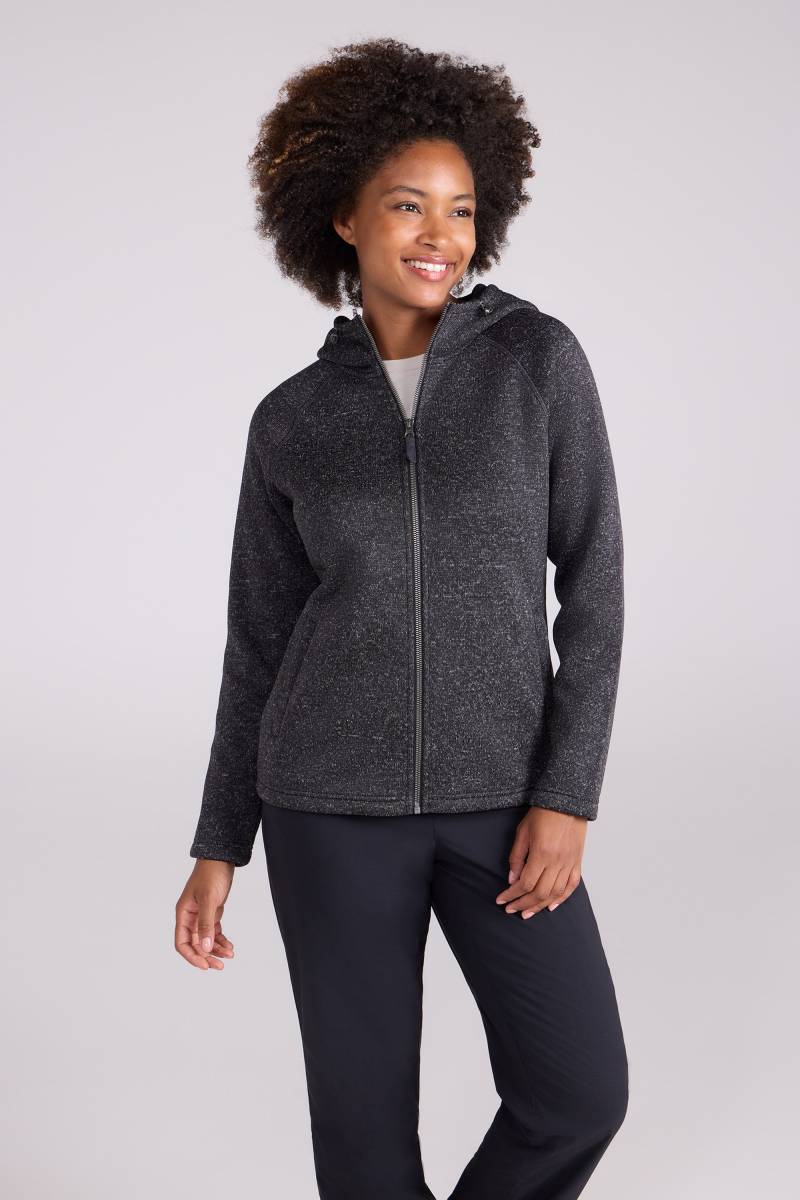 Nevis Damen-Kapuzenpullover mit Reißverschluss - Grau von Mountain Warehouse