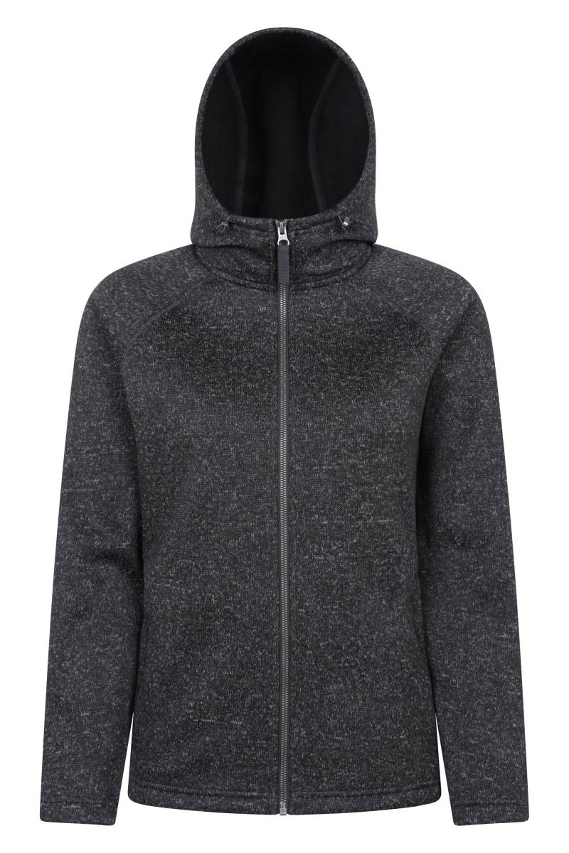 Nevis Damen-Kapuzenpullover mit Reißverschluss - Grau von Mountain Warehouse
