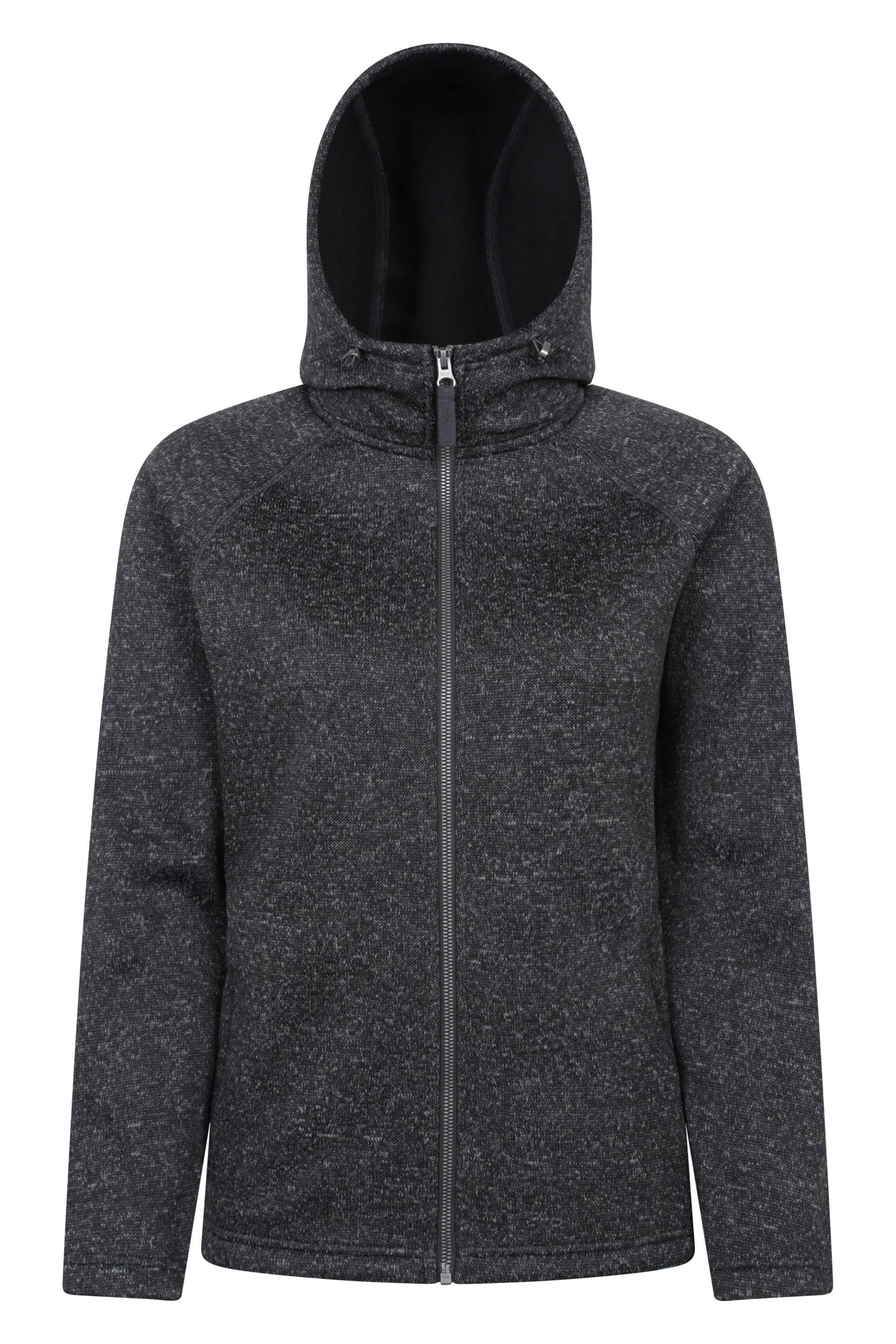 Nevis Damen-Kapuzenpullover mit Reißverschluss - Grau von Mountain Warehouse