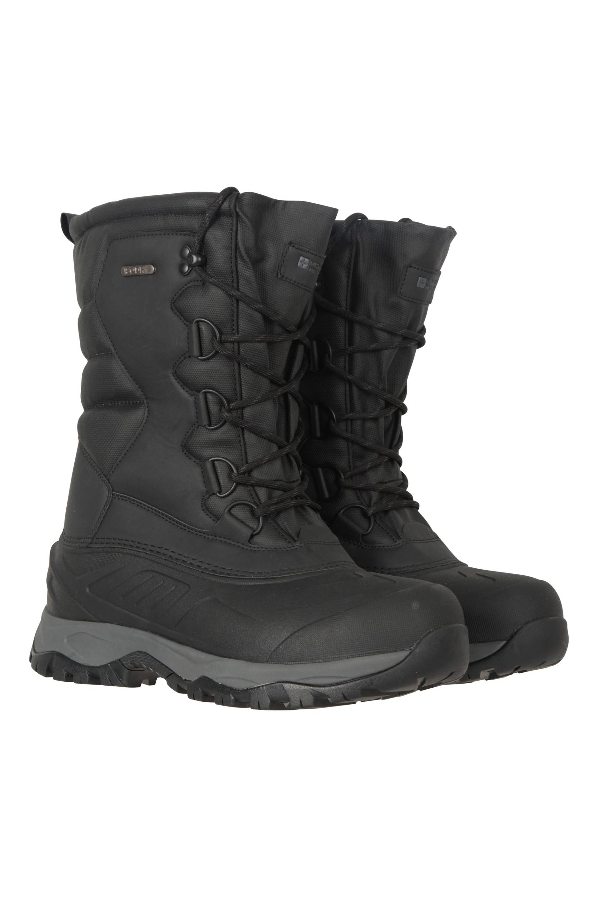 Nevis Extreme Schneestiefel für Herren - Schwarz von Mountain Warehouse