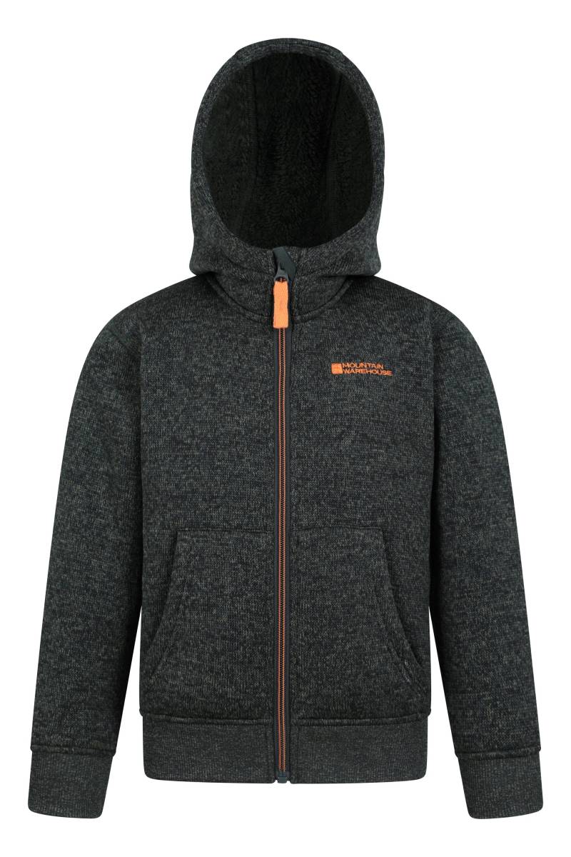 Nevis Fellgefütterter Kinderkapuzenpulli - Khaki von Mountain Warehouse