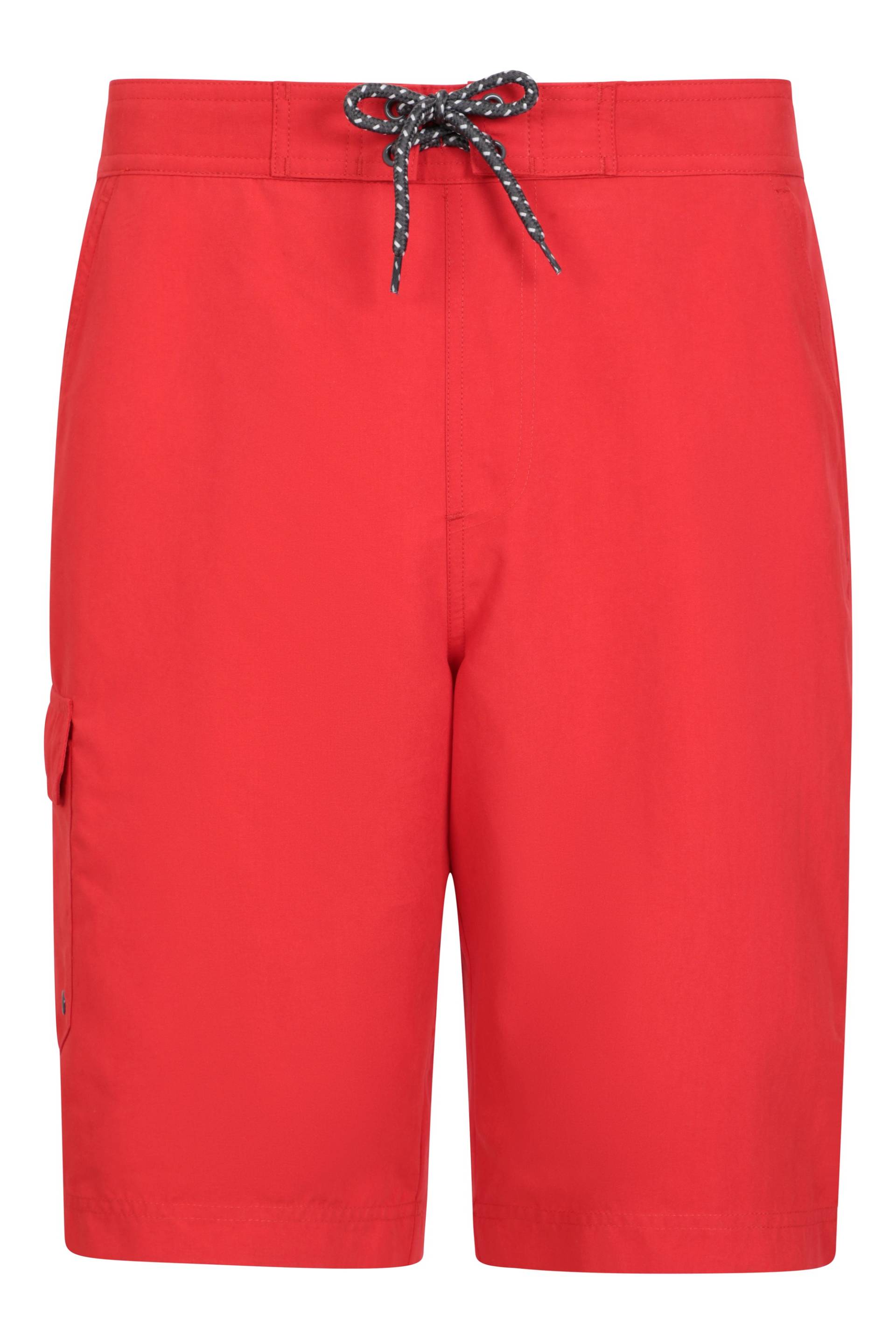 Ocean Herren-Boardshorts - Rot von Mountain Warehouse