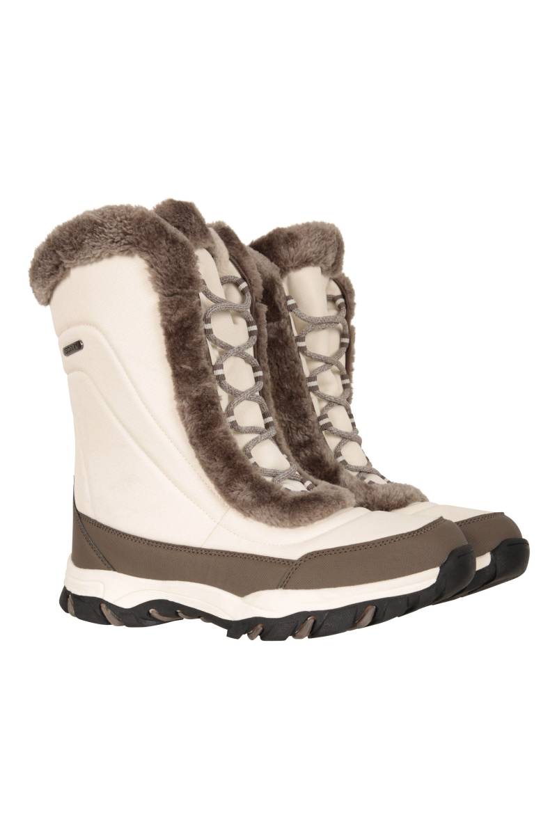 Ohio Damen-Schneestiefel - Beige von Mountain Warehouse