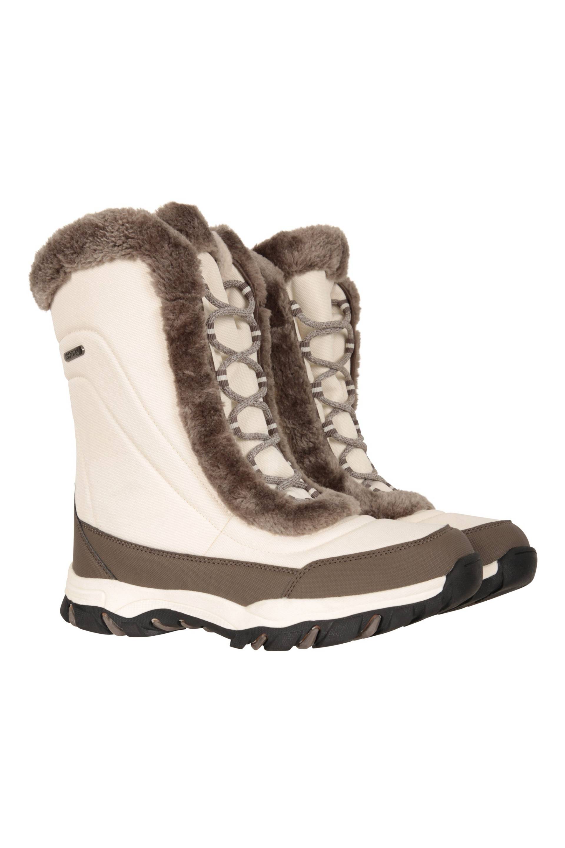 Ohio Damen-Schneestiefel - Beige von Mountain Warehouse