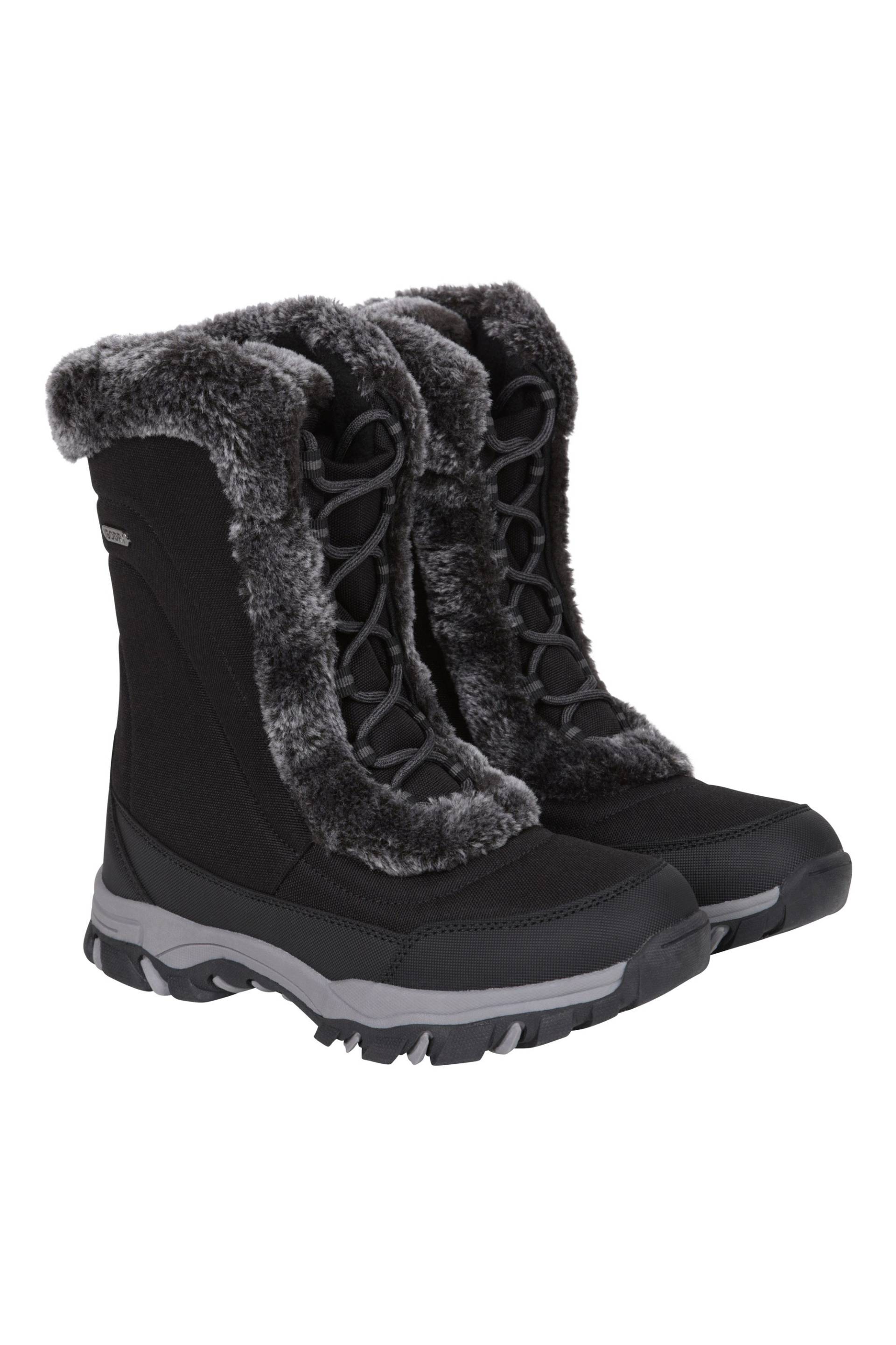 Ohio Damen-Schneestiefel - Schwarz von Mountain Warehouse