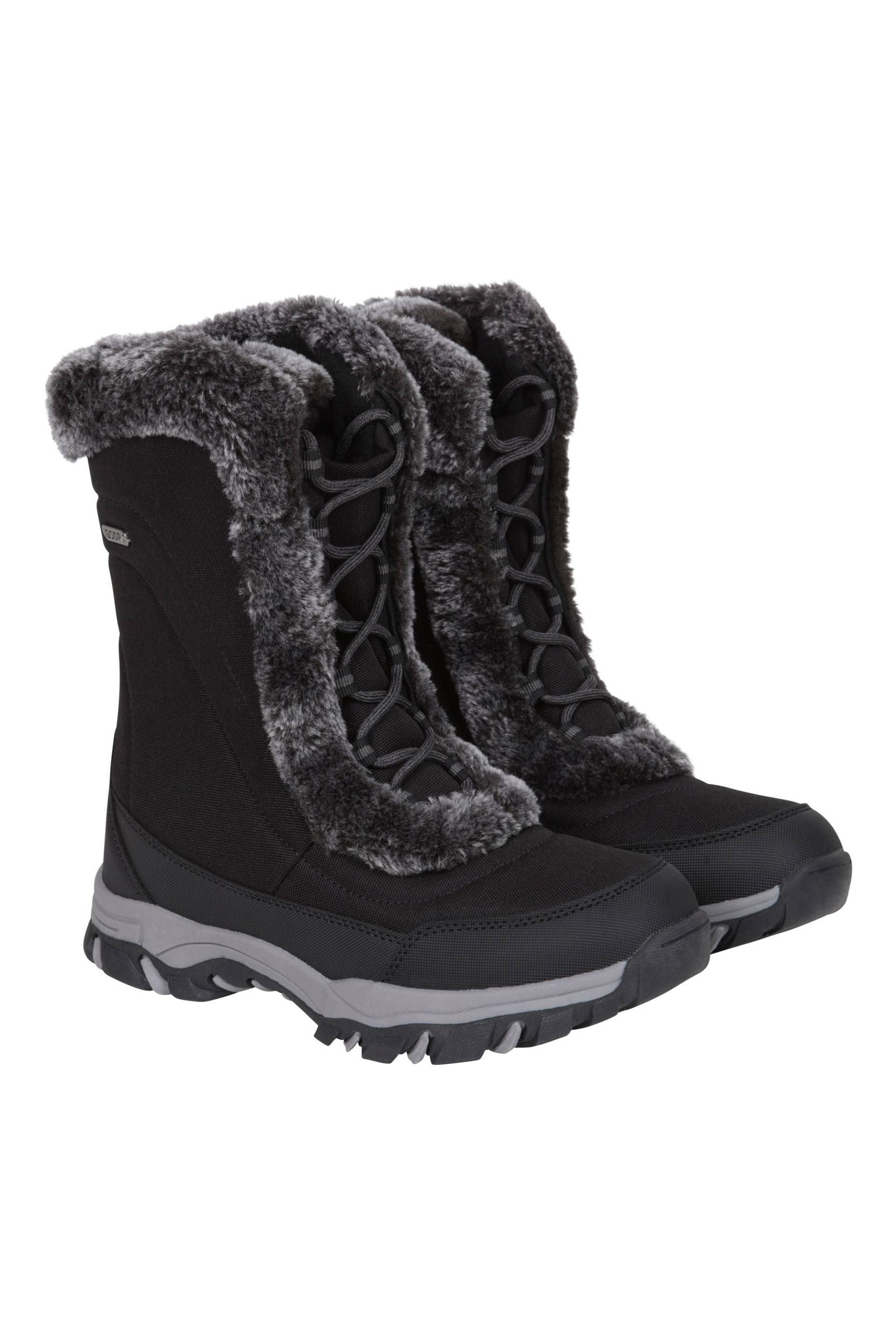 Ohio Damen-Schneestiefel - Schwarz von Mountain Warehouse