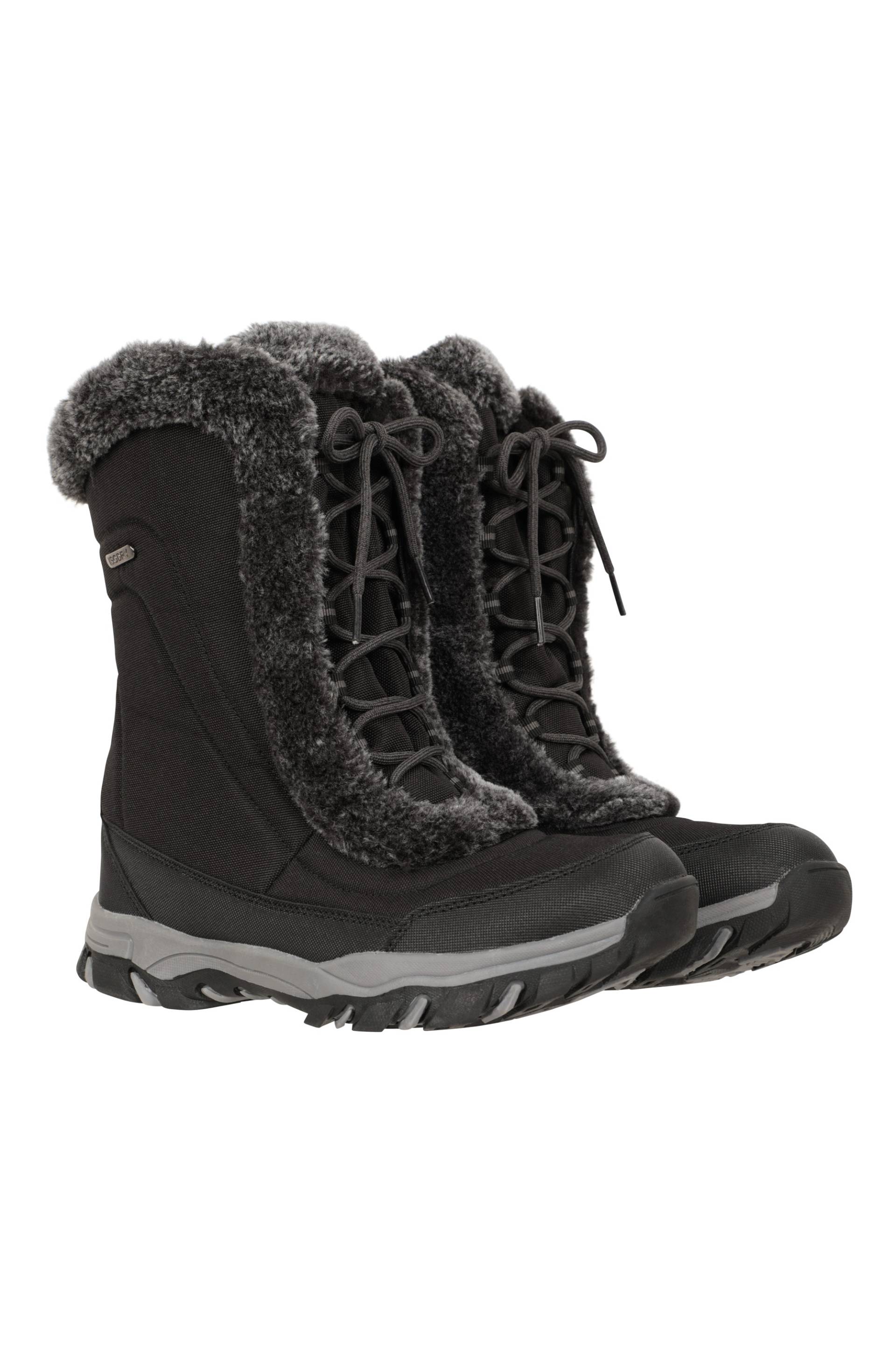 Ohio Damen-Schneestiefel - Schwarz von Mountain Warehouse