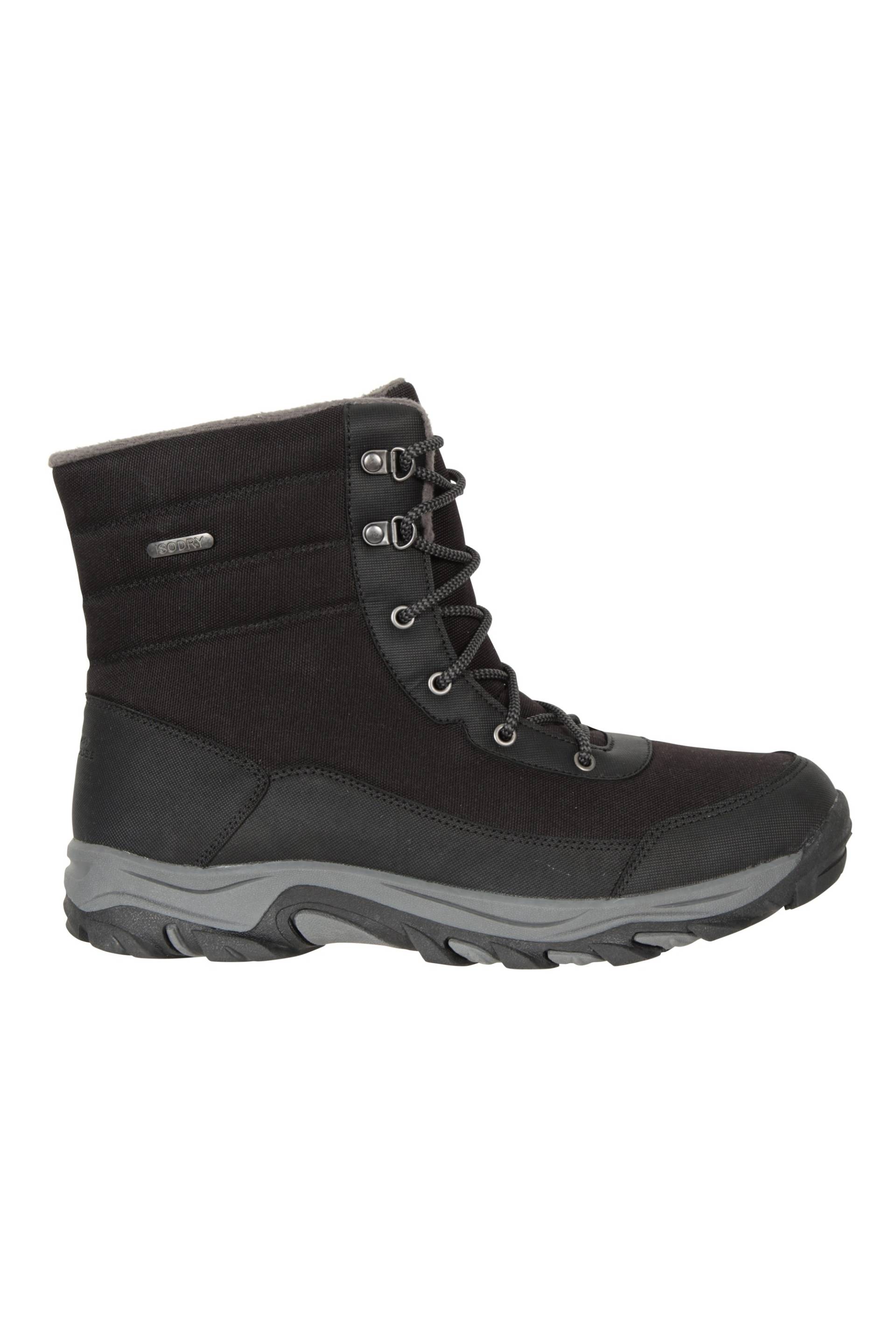 Ohio Fleecegefütterte Herrenschneestiefel - Schwarz von Mountain Warehouse