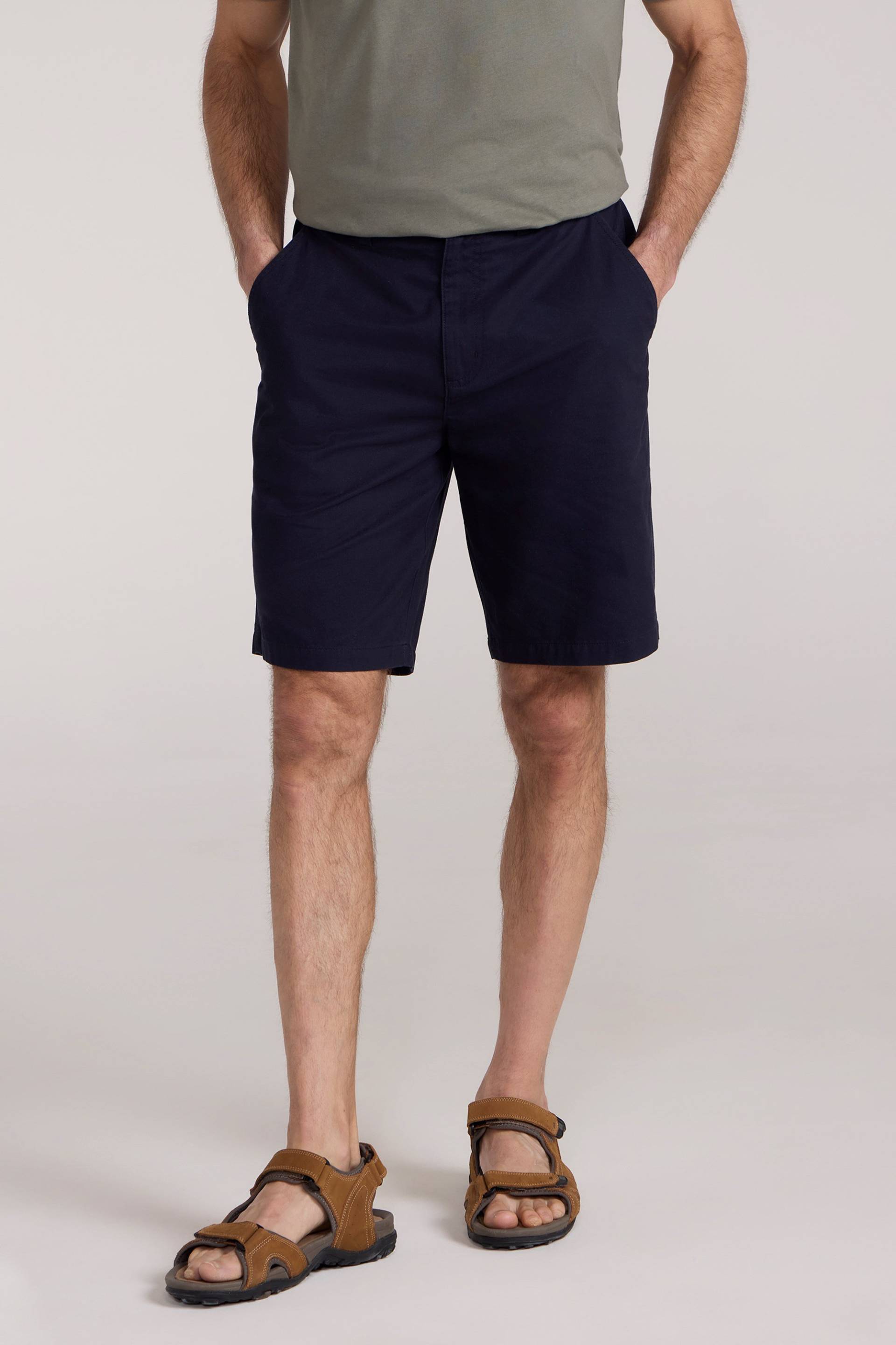 Organic Woods Herren Chino Shorts - Marineblau von Mountain Warehouse