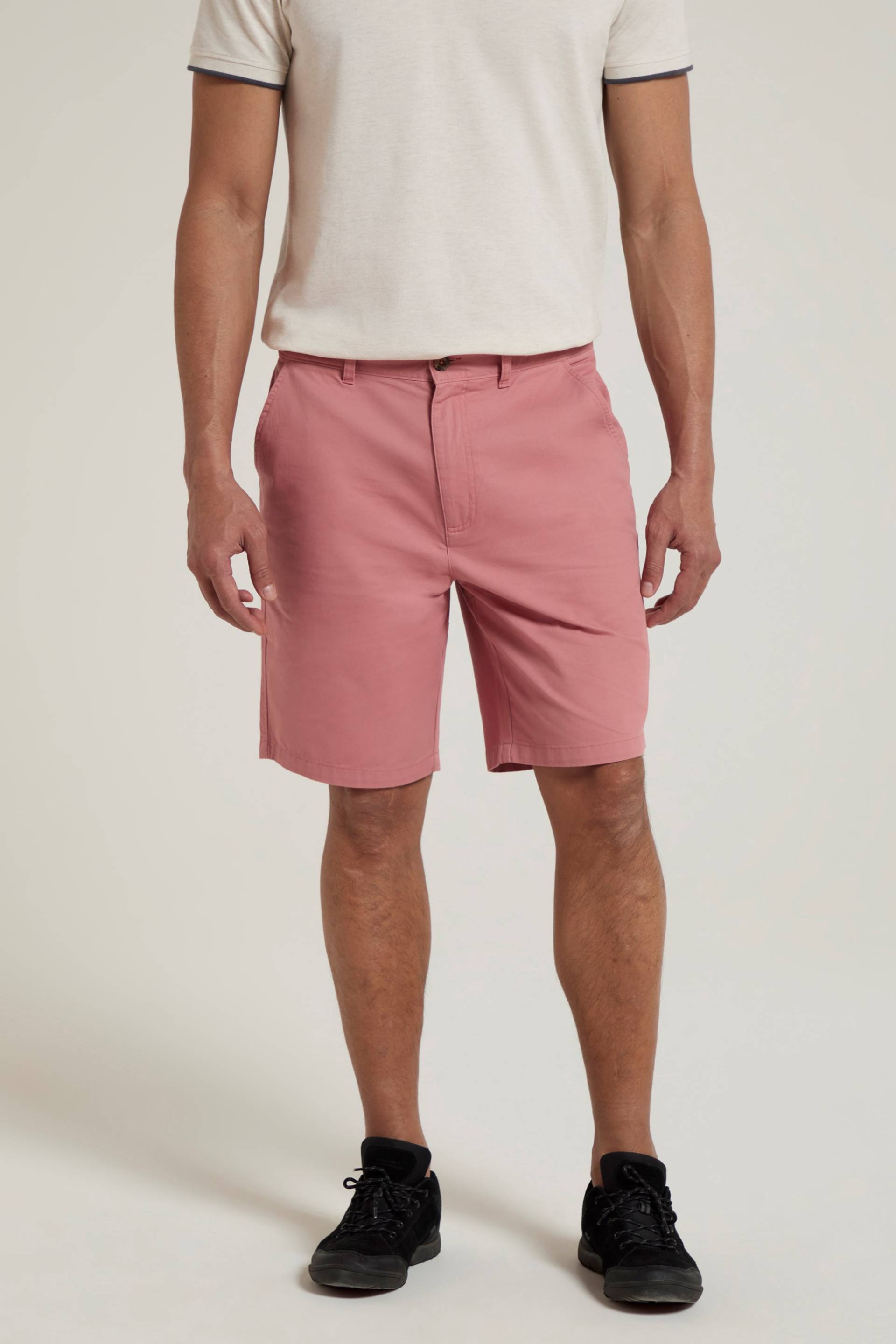 Organic Woods Herren Chino Shorts - Rosa von Mountain Warehouse