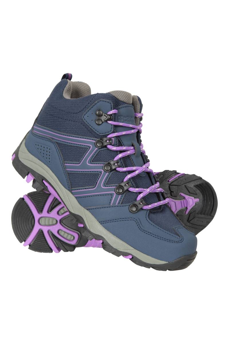 Oscar Kinder Wanderstiefel - Dunkel Lila von Mountain Warehouse