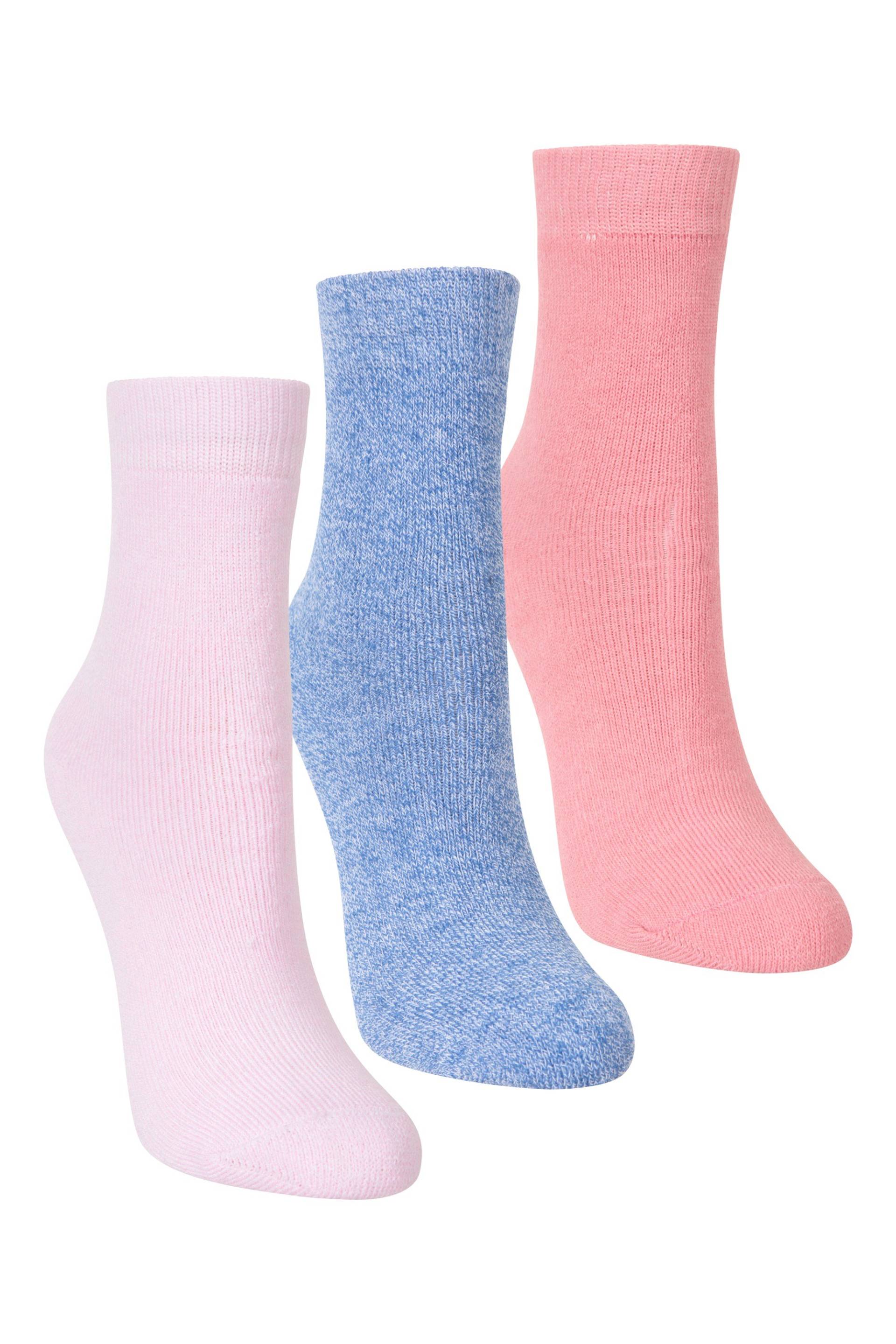 Outdoor Kindersocken - 3er Pack - Rosa von Mountain Warehouse