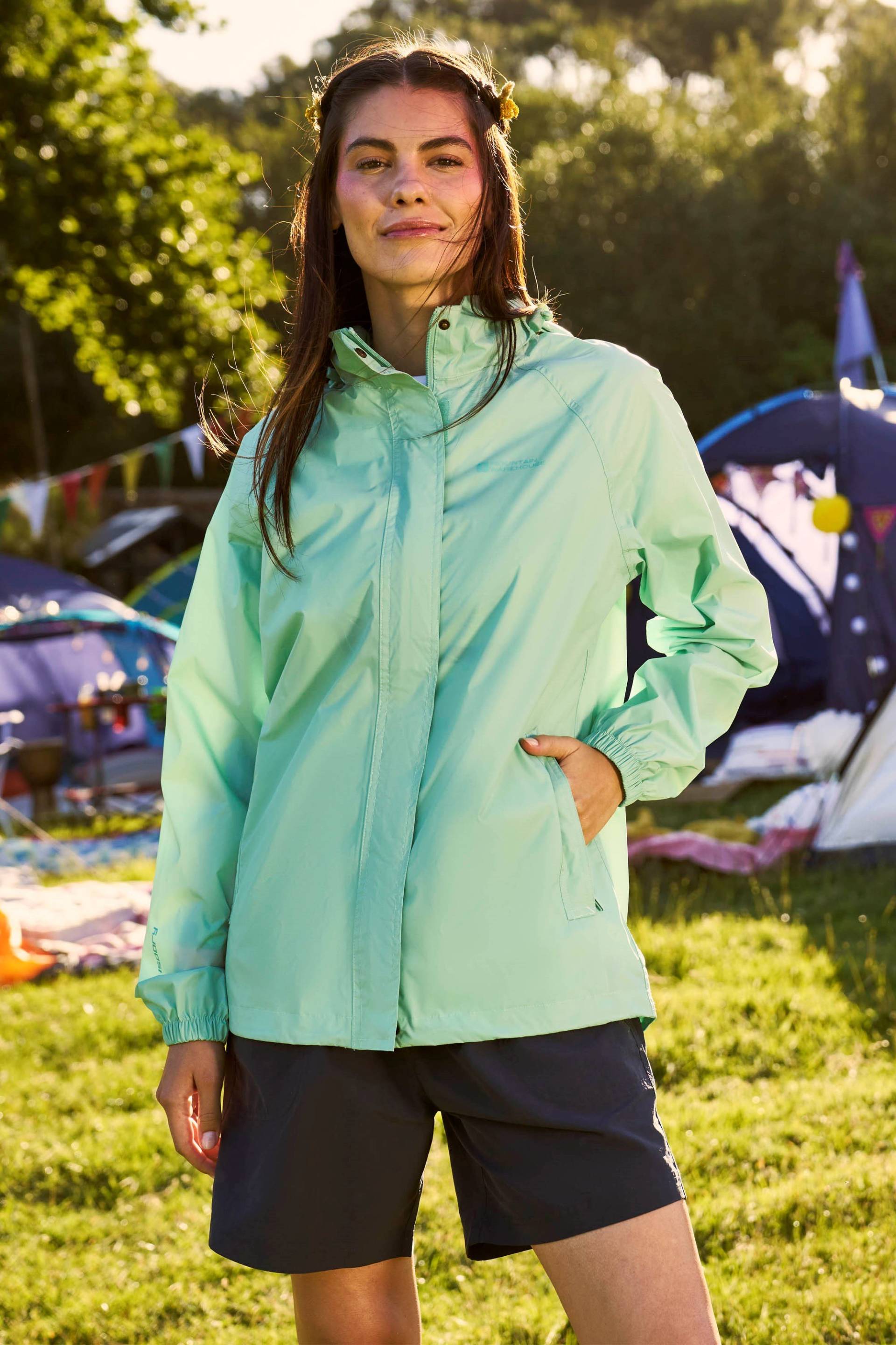 Pakka II Wasserdichte Damenjacke - Mintgrün Pakka II Wasserdichte Damenjacke - Mintgrün von Mountain Warehouse
