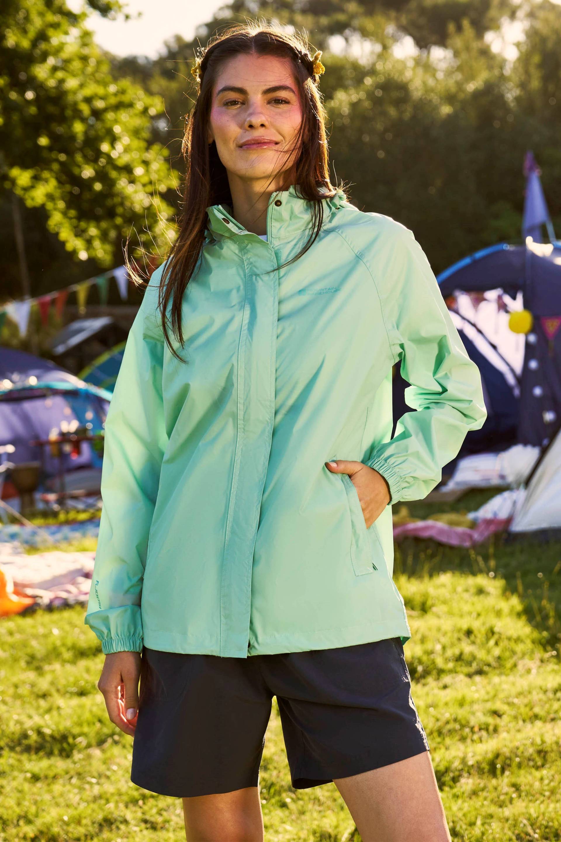 Pakka II Wasserdichte Damenjacke - Mintgrün von Mountain Warehouse