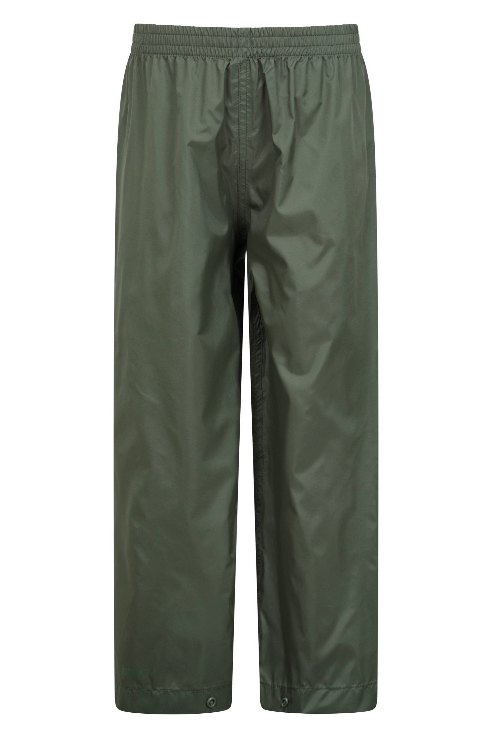 Pakka II Wasserdichte Kinder-Überhose - Khaki von Mountain Warehouse