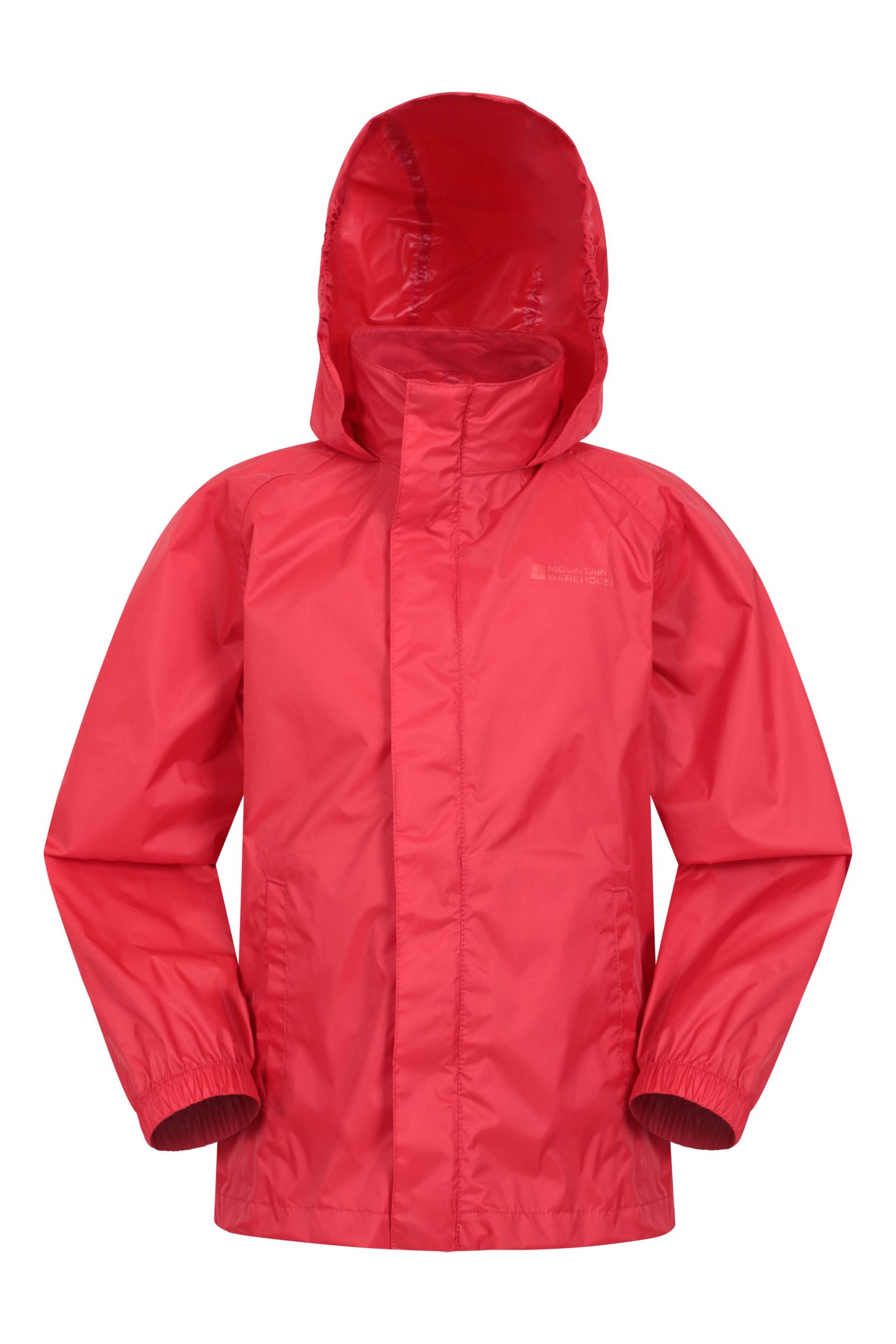 Pakka II Wasserdichte Kinderjacke - Rot von Mountain Warehouse