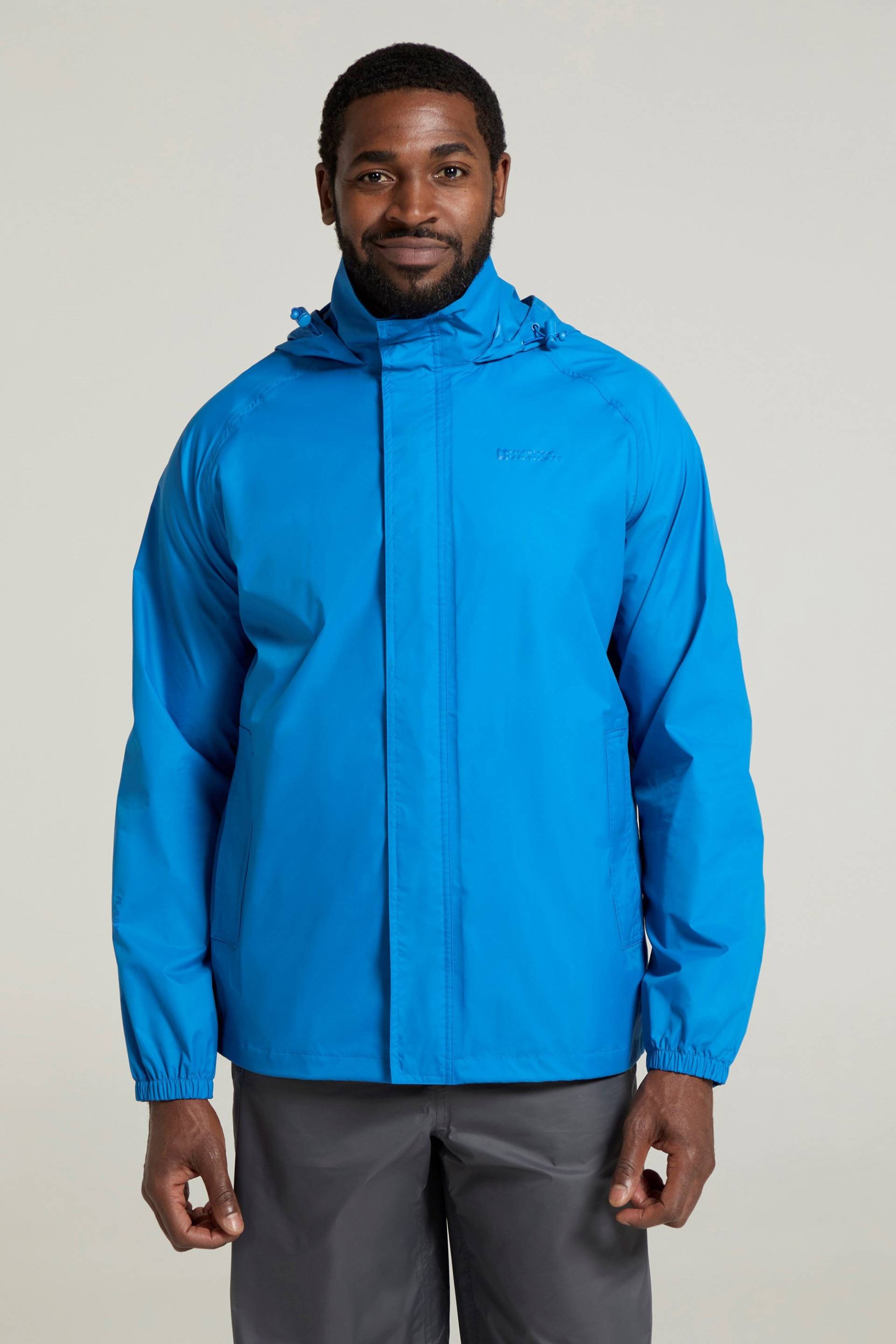 Pakka Wasserdichte Herren-Regenjacke - Blau Pakka Wasserdichte Herren-Regenjacke - Blau von Mountain Warehouse