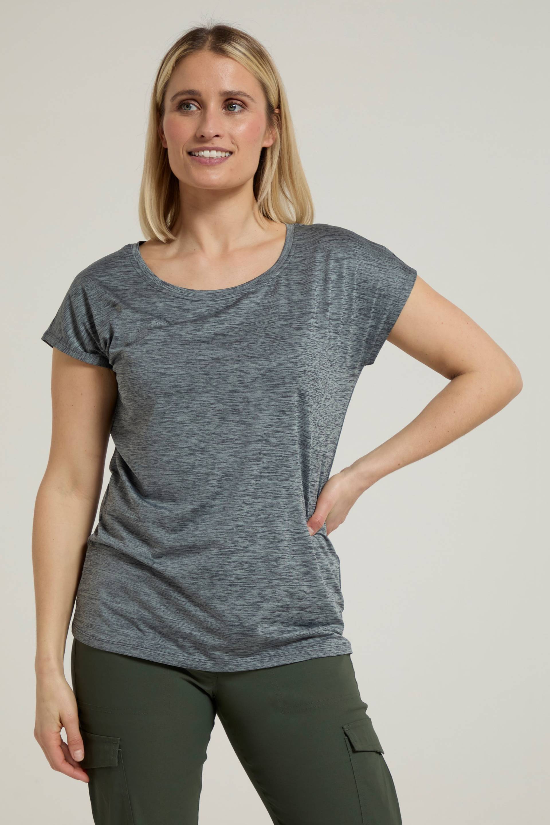 Panna II Damen T-Shirt - Grau von Mountain Warehouse