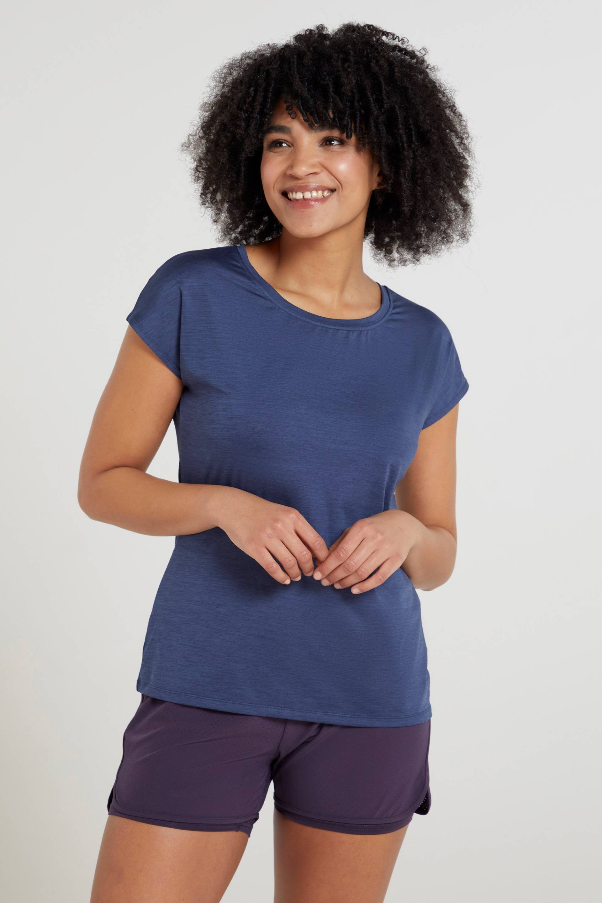 Panna II Damen T-Shirt - Marineblau von Mountain Warehouse