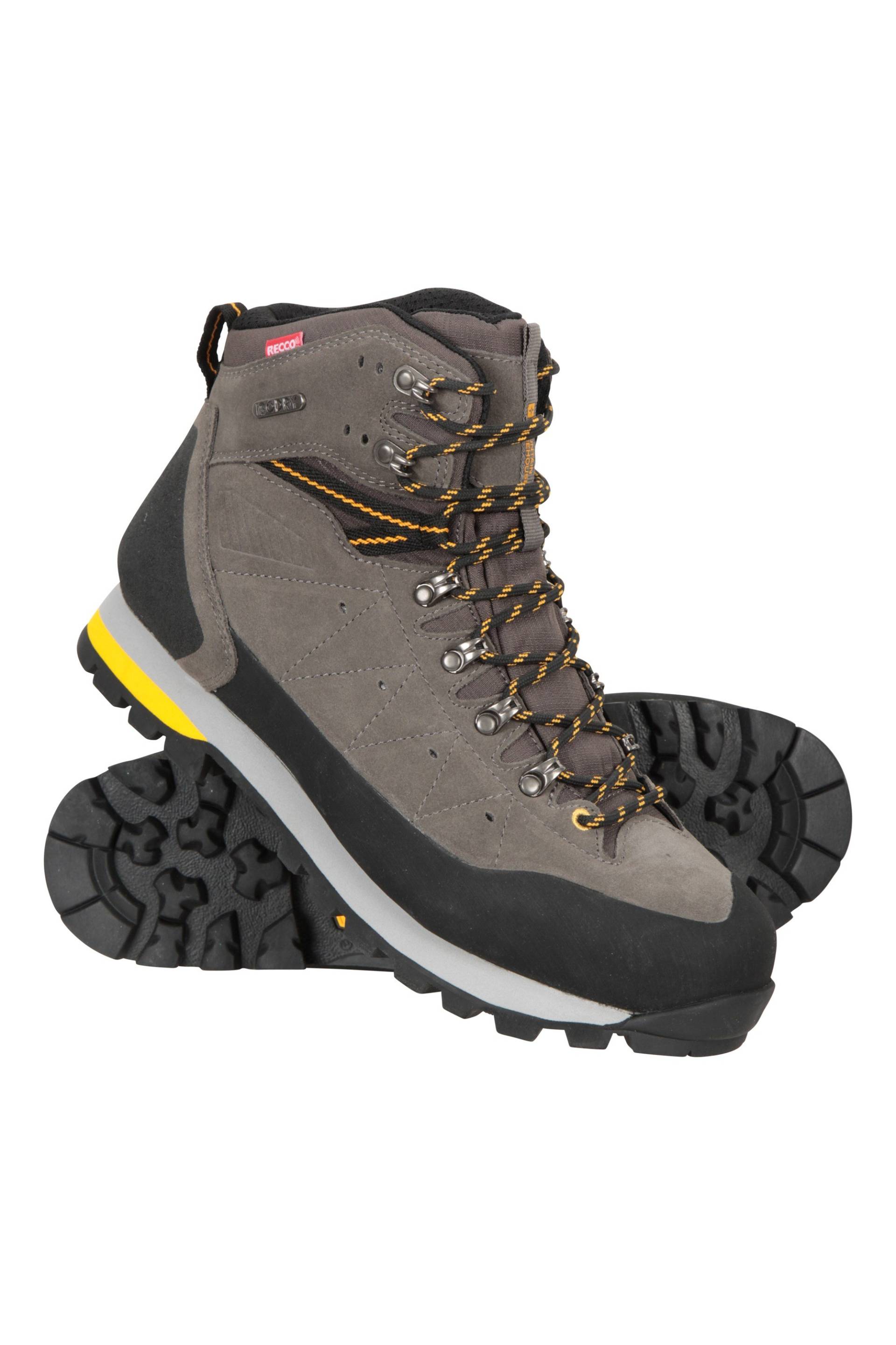 Peak Ultra wasserdichte Vibram Recco Stiefel für Herren - Grau von Mountain Warehouse