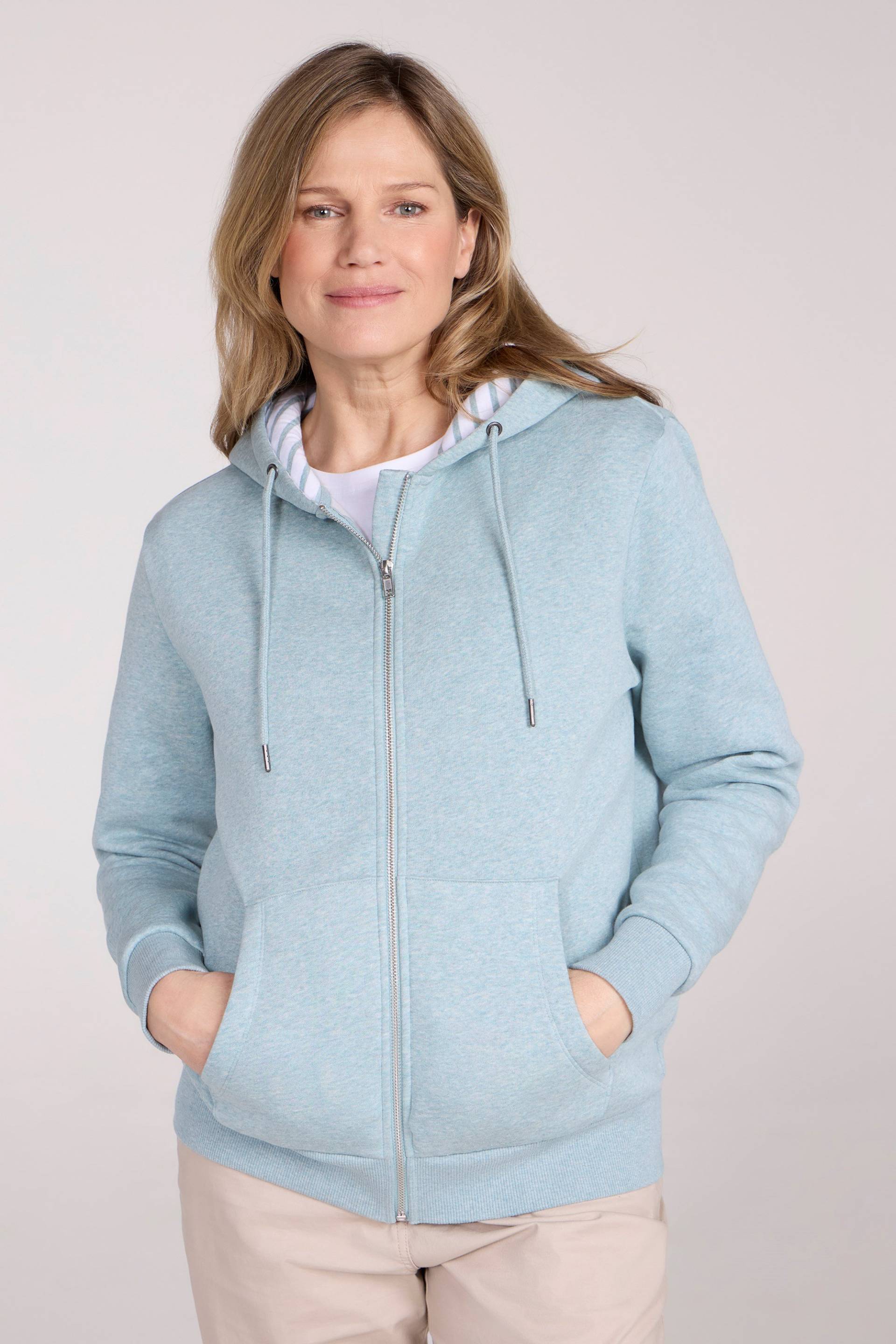 Penzance Kapuzenpullover mit Reißverschluss für Damen - Grün von Mountain Warehouse
