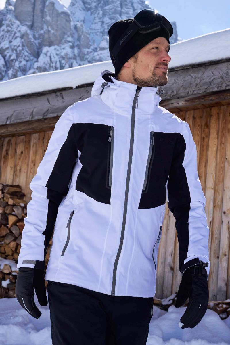 Phase Extreme Herren-Skijacke - Weiss von Mountain Warehouse