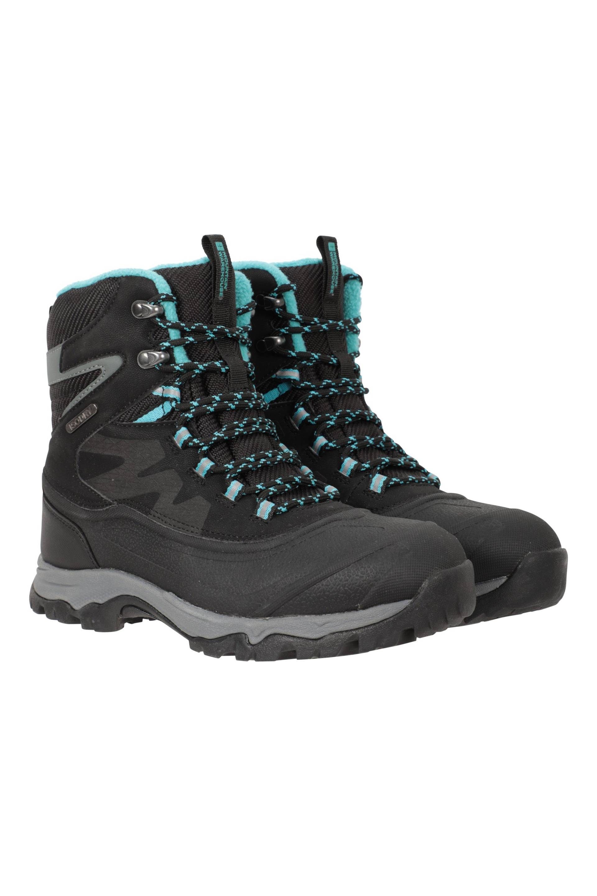 Piste Basher Ultra II Wasserdichte Damen Schneestiefel - Schwarz von Mountain Warehouse