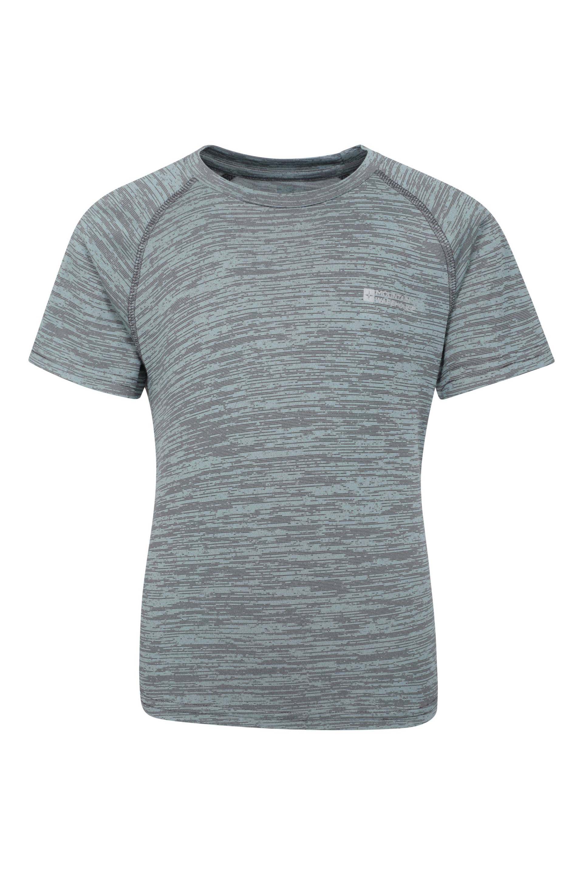 Plain Field Jungen T-Shirt - Grau von Mountain Warehouse