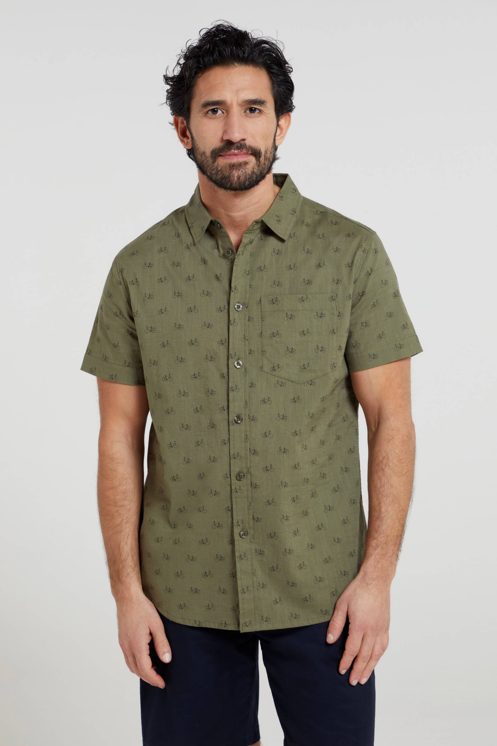 Preston Illustration Herrenhemd - Khaki von Mountain Warehouse