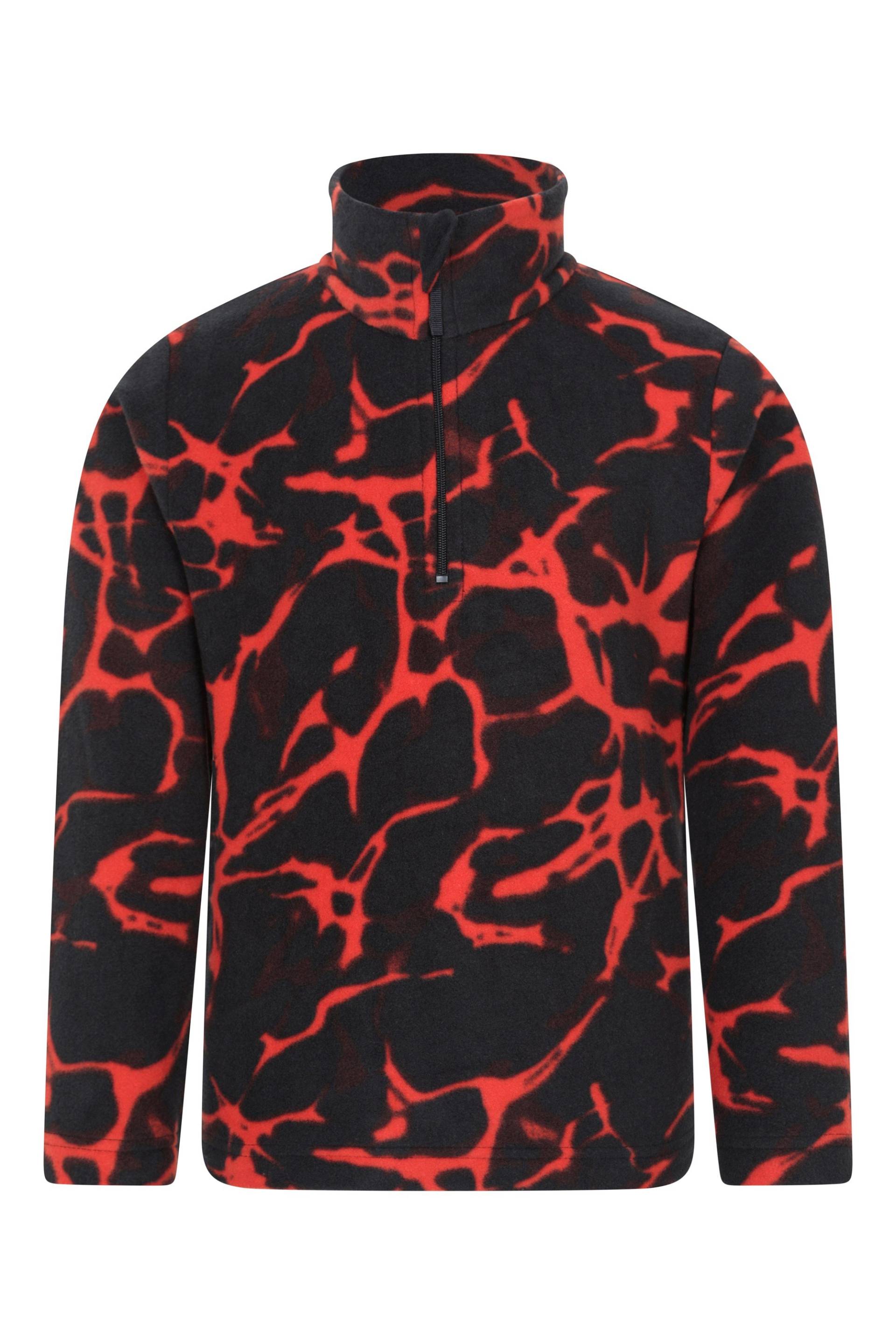 Pursuit Gemustertes Kinder Fleece mit Reißverschluss - Burgunderrot Pursuit Gemustertes Kinder Fleece mit Reißverschluss - Burgunderrot von Mountain Warehouse